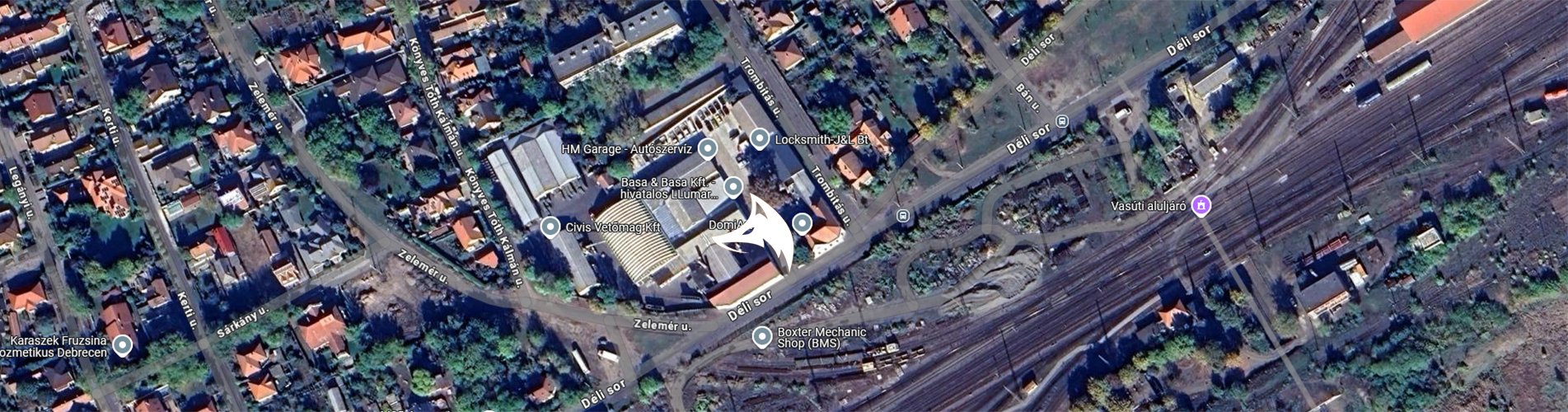 dufox lighting warehouse address map contact 4031 Debrecen Déli sor 29